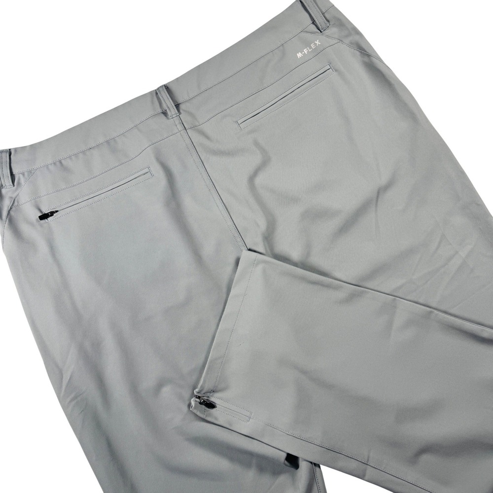 Bonobos Maide M-Flex Golf Pants Mens 40x32 Grey Straight Leg Stretch Performance